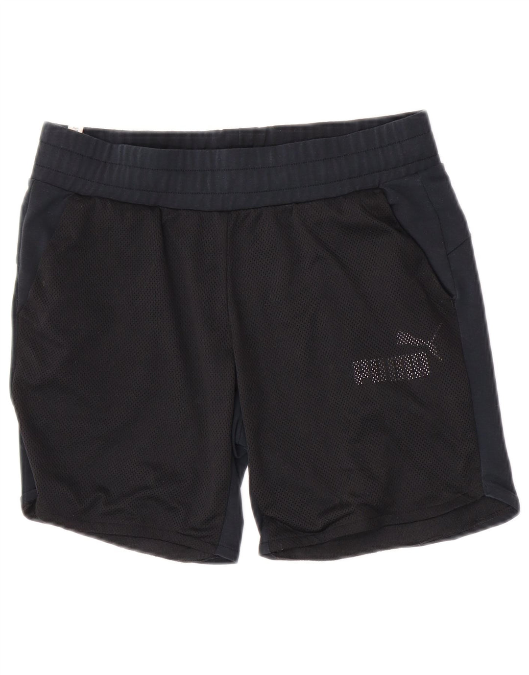 Puma ženske sportske kratke hlače UK 12 Medium tamnoplavi poliester u boji