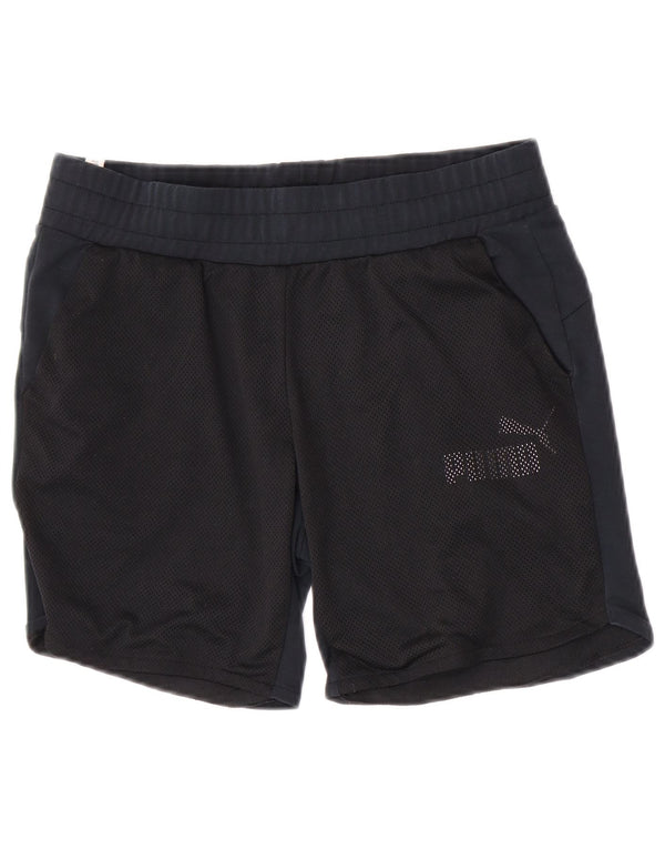 Puma ženske sportske kratke hlače UK 12 Medium tamnoplavi poliester u boji