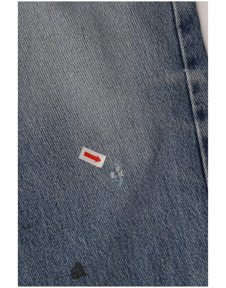 LEE Mens Brooklyn Straight Jeans W36 L30 Plavi pamuk