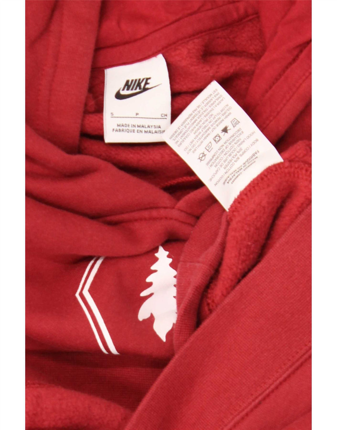 Nike muška majica s kapuljačom, mali crveni pamuk