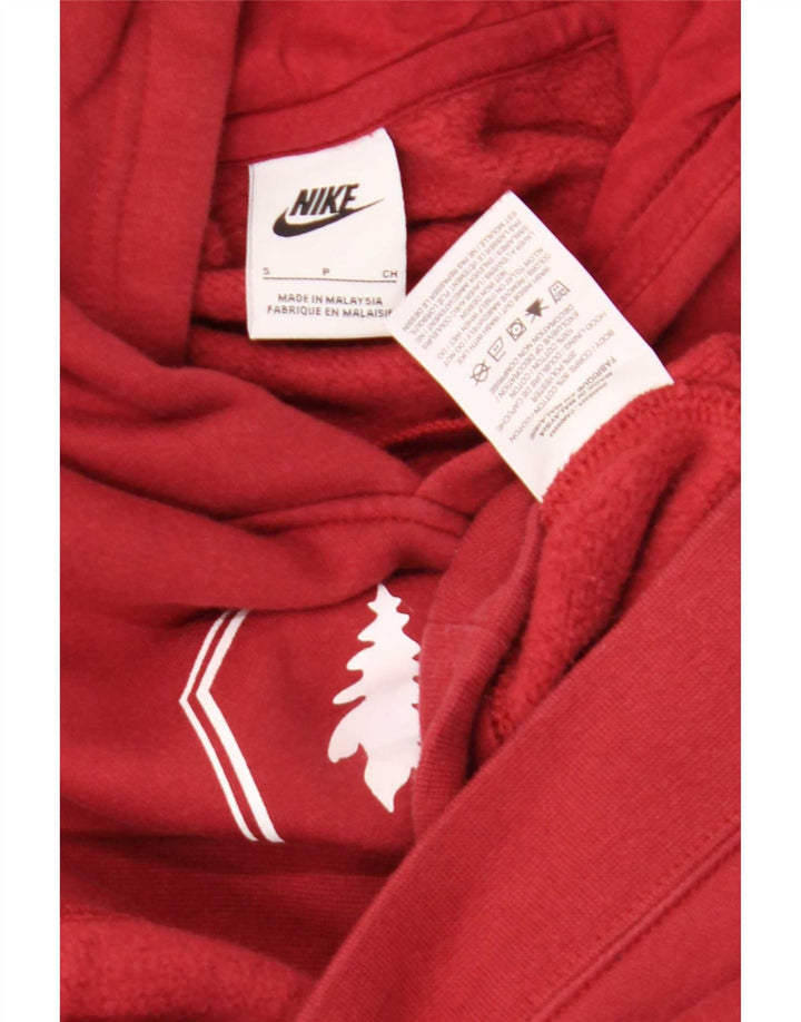 Nike muška majica s kapuljačom, mali crveni pamuk