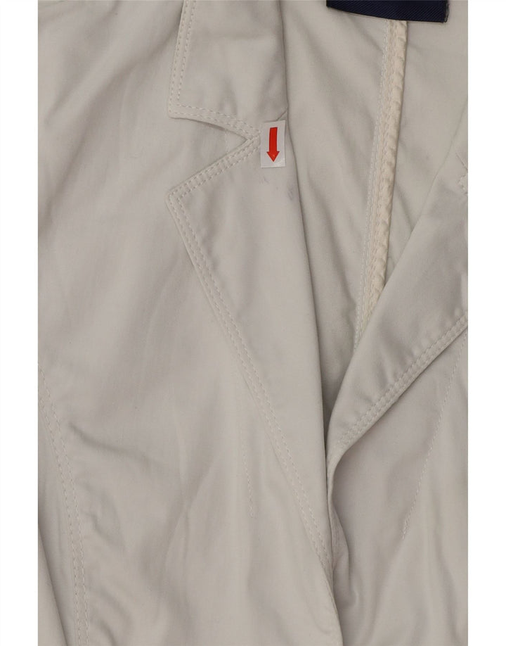 TRUSSARDI Ženska jakna sa 3 gumba IT 40 Mali bijeli pamuk