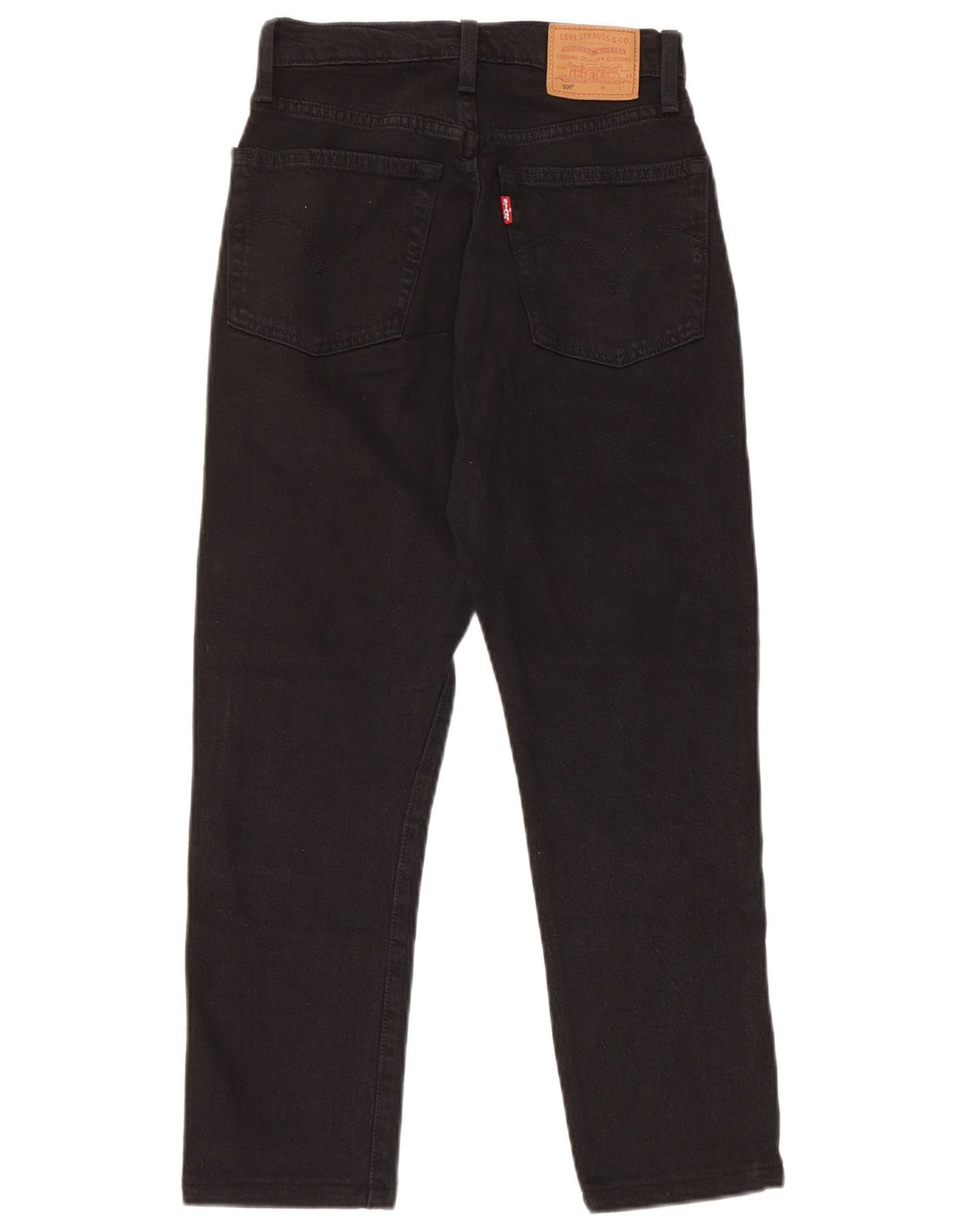 Levi's ženske 501 ravne traperice W24 L24 crne
