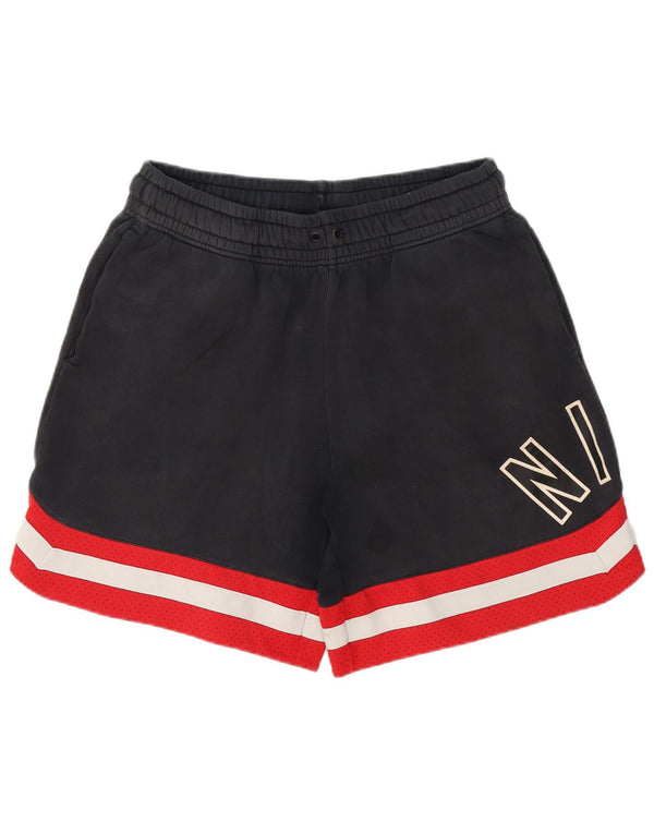 Adidas Mens Graphic Sport Shorts Large  Black Colourblock Cotton