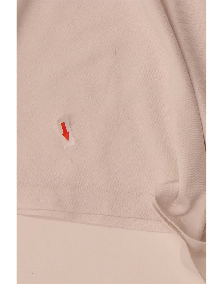 Adidas Mens Climalite T-Shirt Top Medium White Colourblock Polyester