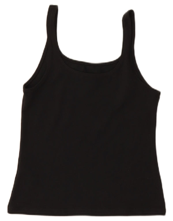 NIKE ženska majica s kratkim rukavima UK 12 Srednje crni pamuk