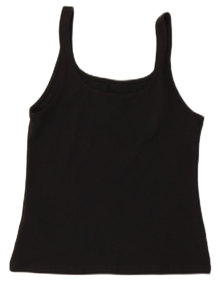 NIKE ženska majica s kratkim rukavima UK 12 Srednje crni pamuk