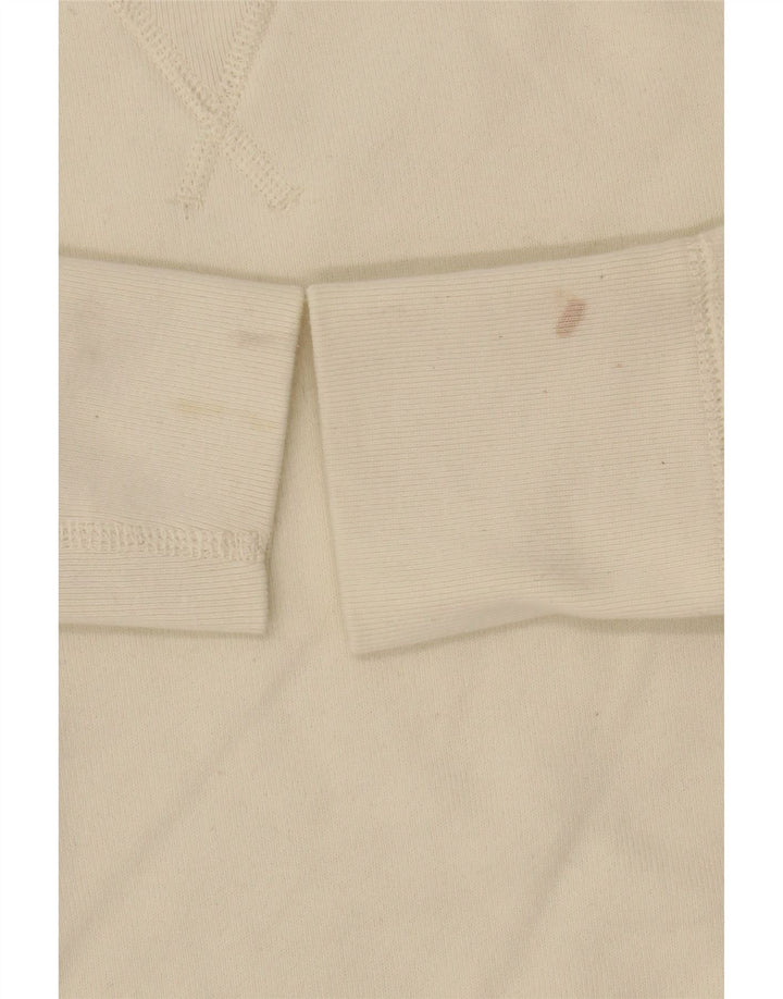 CONVERSE Womens Sweatshirt Jumper UK 6 XS White Cotton Vintage Converse and Second-Hand Converse from Messina Hembry 