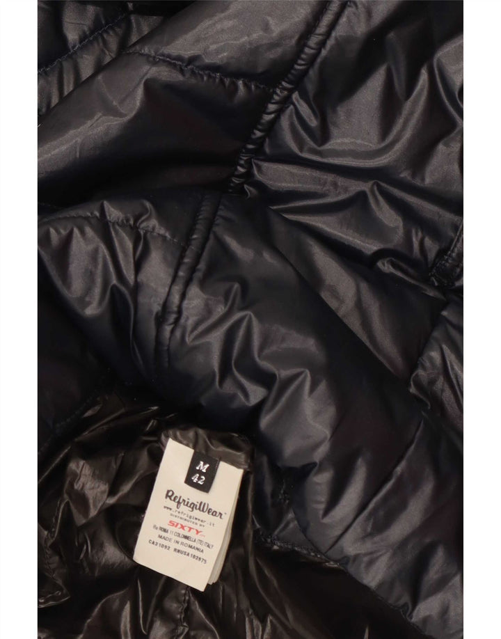 Refrigiwear ženska podstavljena jakna s kapuljačom UK 12 Medium tamnoplavi poliester