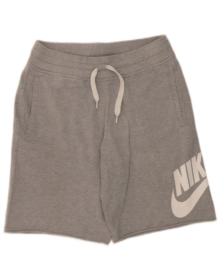Nike muške kratke sportske hlače s grafičkim motivima, srednje sivi flekasti pamuk