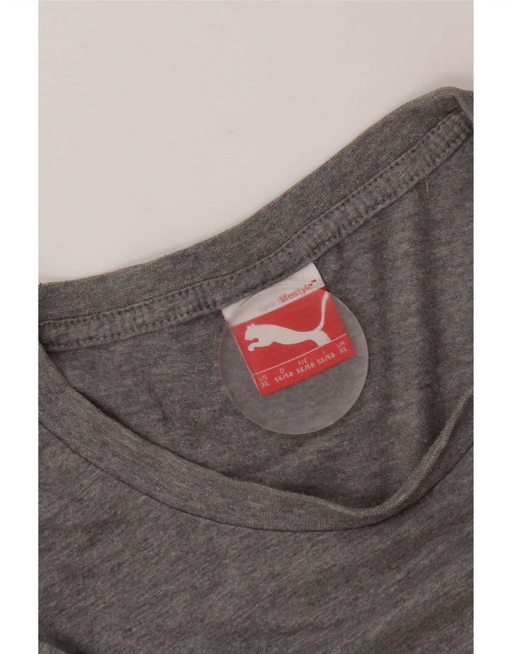 Puma muška majica s grafičkim motivima XL siva