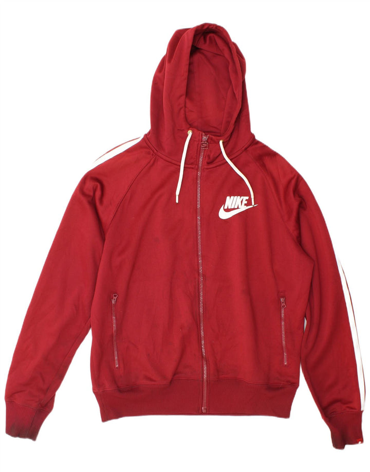 Nike muška gornja jakna trenirke Srednji tamnocrveni poliester