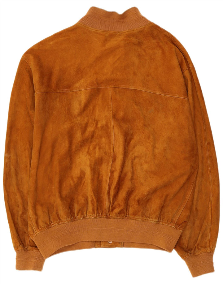 VINTAGE muška bomber jakna od brušene kože UK 42 XL smeđa