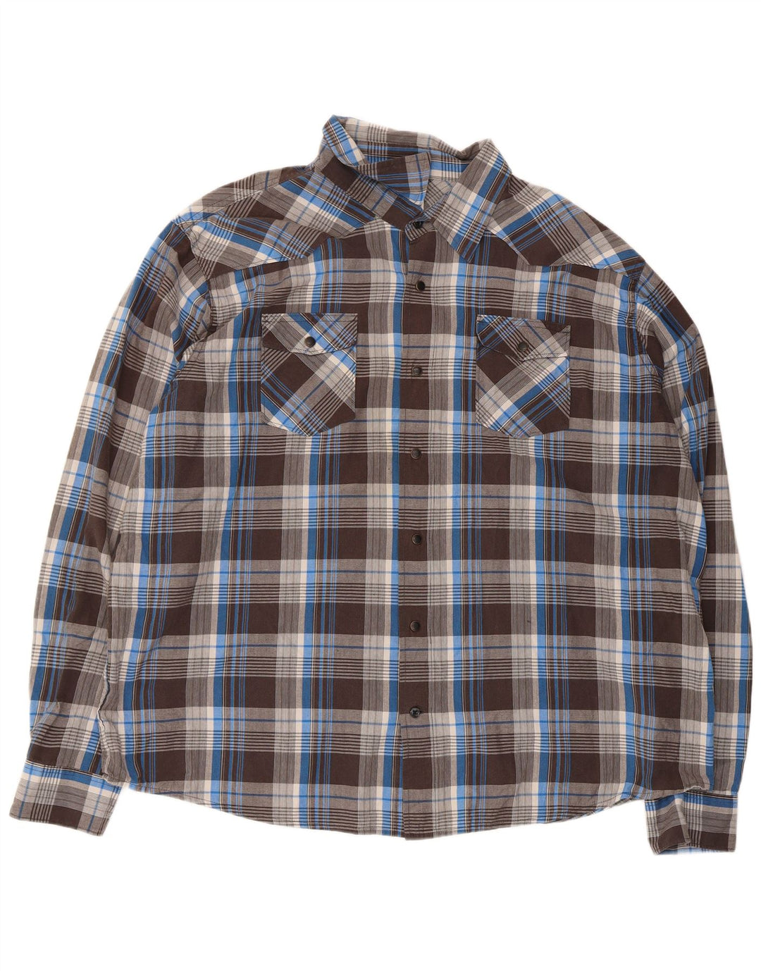 Wrangler muška košulja 3XL smeđa karirana pamuk