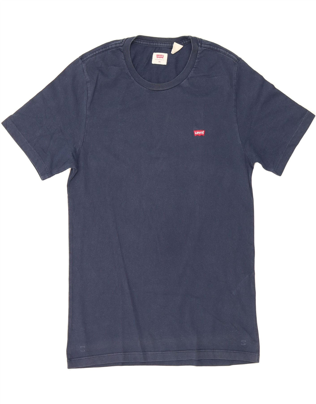 LEVI'S Mens T-Shirt Top XS Navy Blue Cotton Vintage Levi's and Second-Hand Levi's from Messina Hembry 