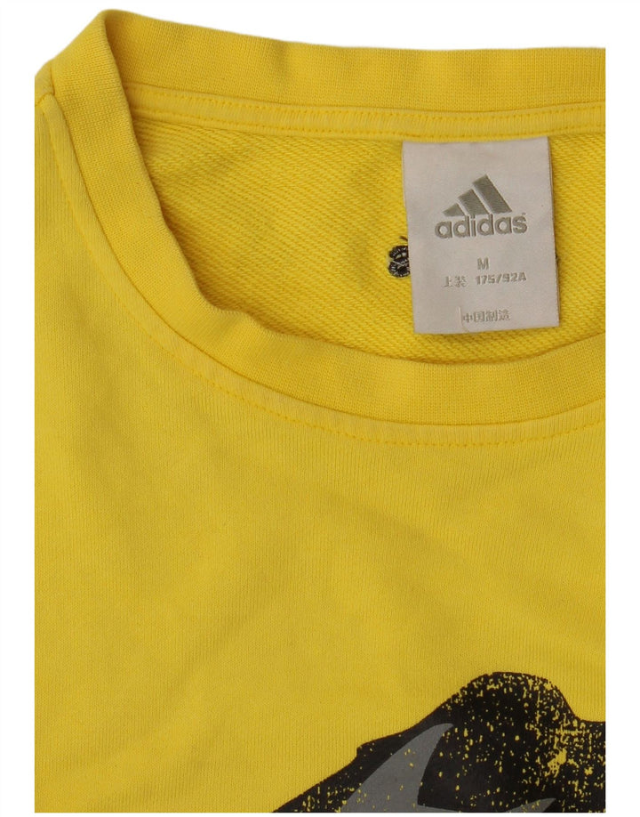 Adidas muška majica s grafičkim motivima, srednje žuta