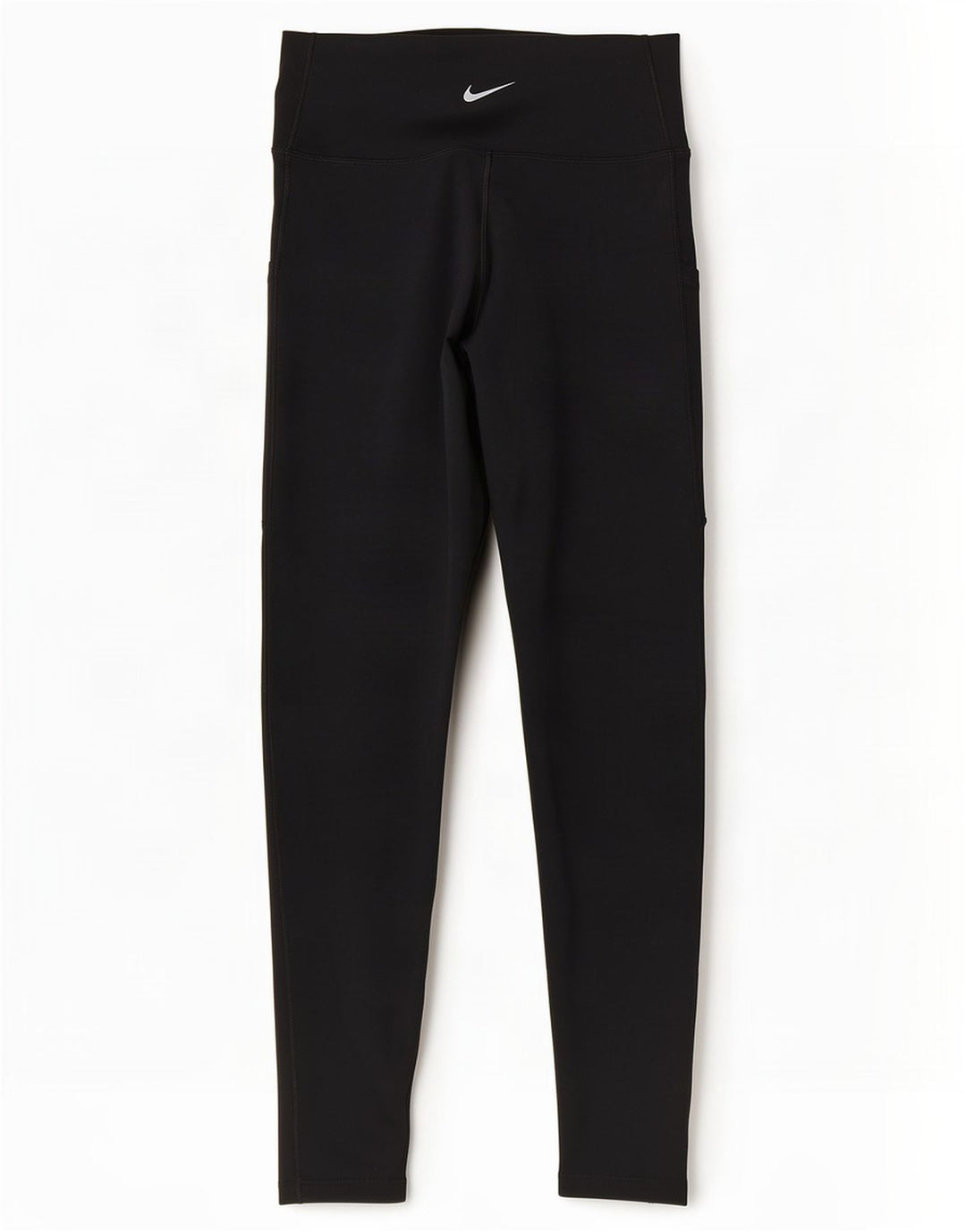 Nike Ženske Dri Fit Crop Leggings UK 12 Srednji crni poliester