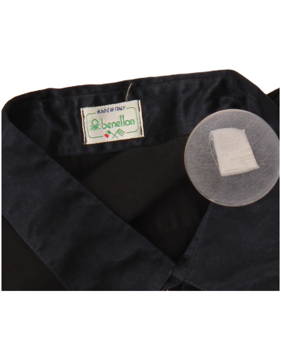 Benetton muška košulja velika crna pamučna