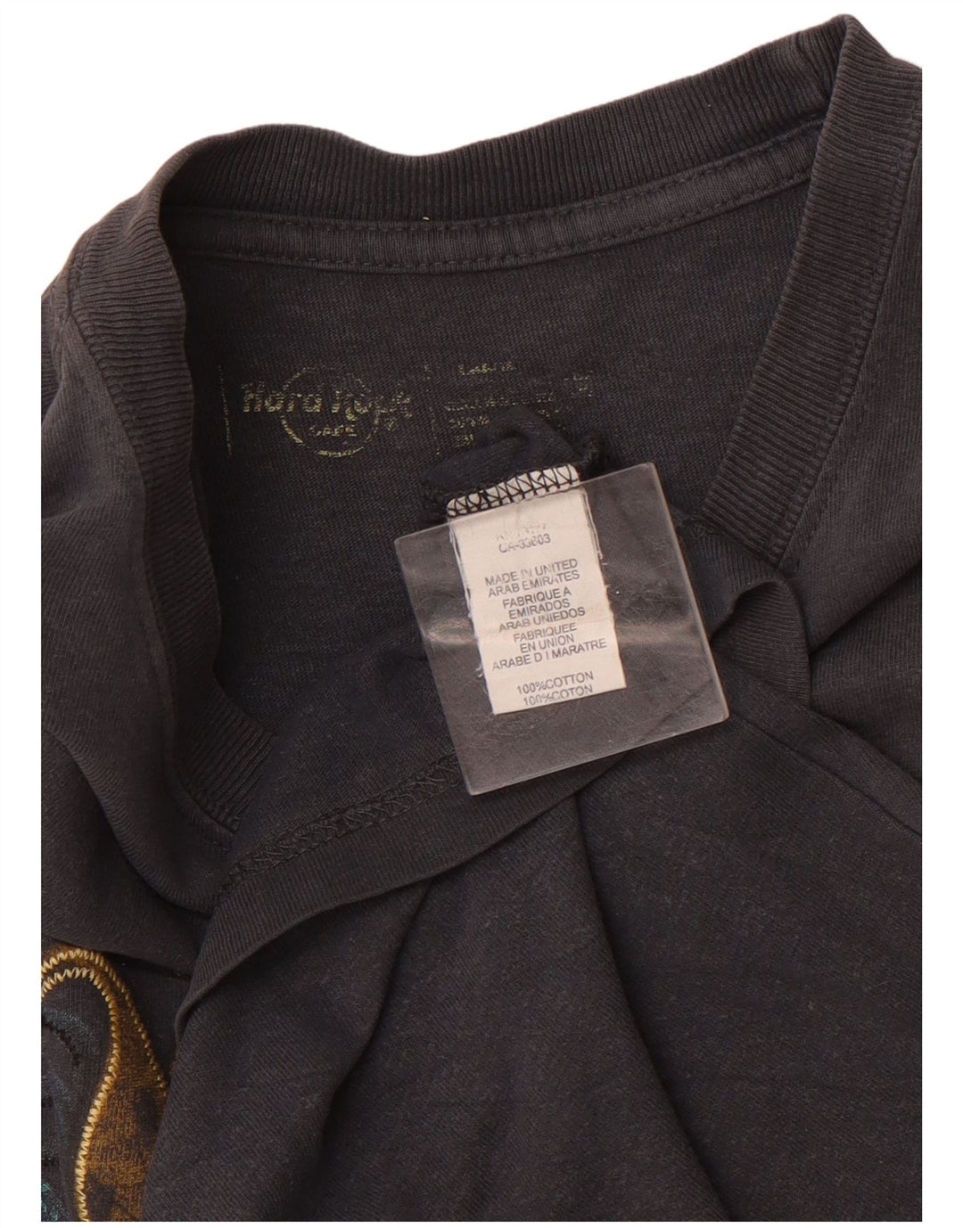 HARD ROCK Muška majica kratkih rukava Malta s grafičkim motivima, srednje sivi pamuk