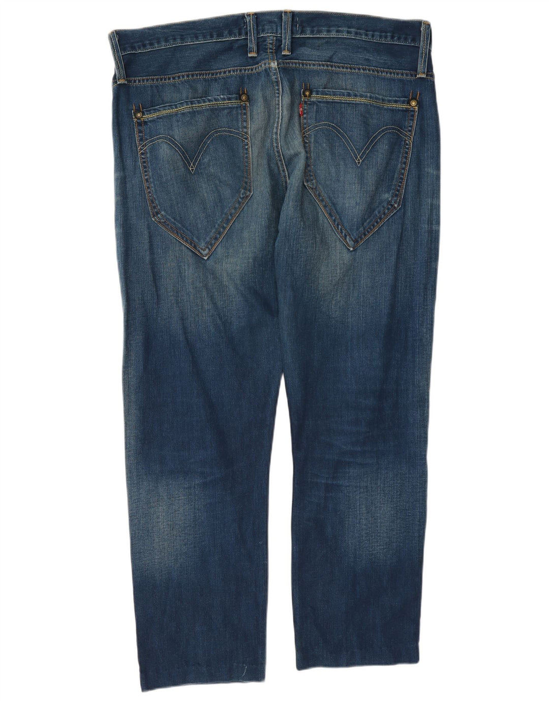 Levi's muške 504 ravne traperice W36 L27 plavi pamuk