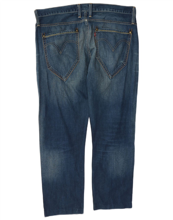 Levi's muške 504 ravne traperice W36 L27 plavi pamuk