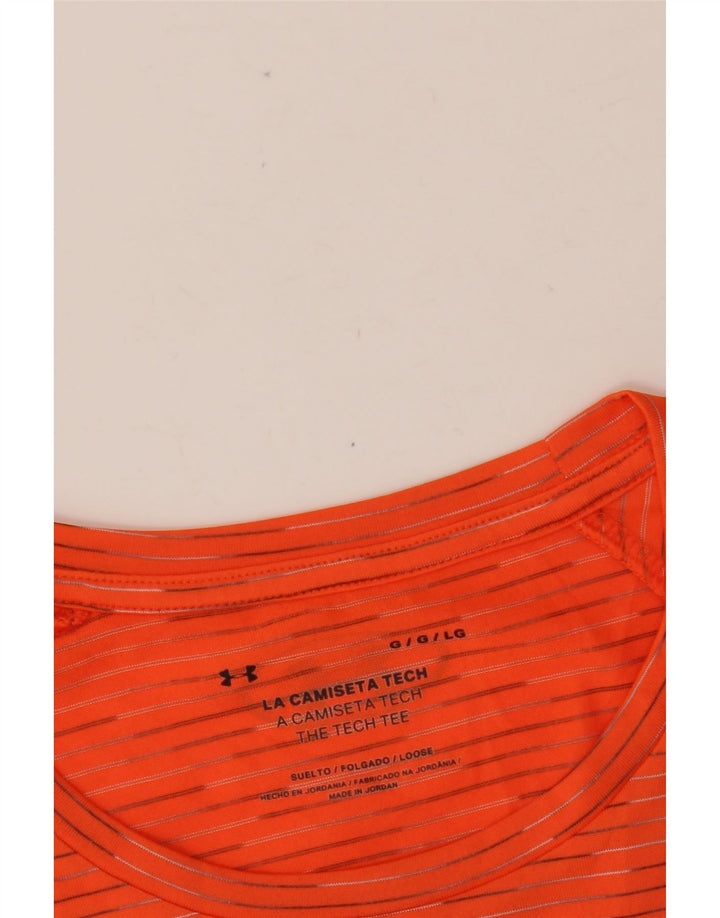 UNDER ARMOUR Muška majica s velikim narančastim prugama