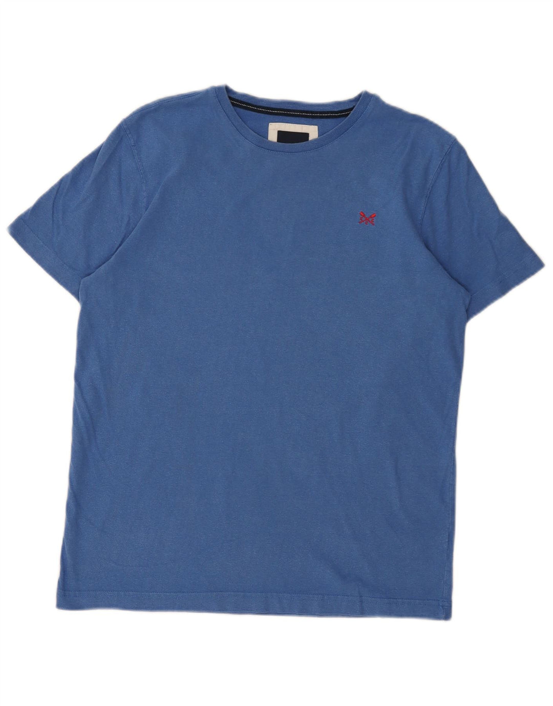 Crew Clothing Muška majica kratkih rukava Srednje plavi pamuk
