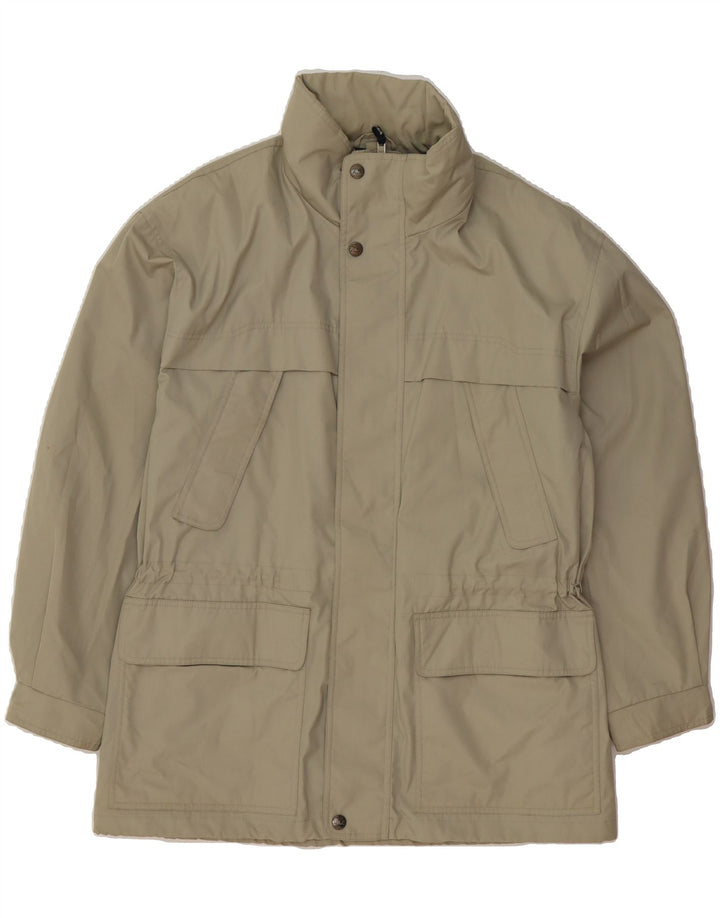 FILA Mens Windbreaker Coat IT 50 Large Beige Polyester Vintage Fila and Second-Hand Fila from Messina Hembry 