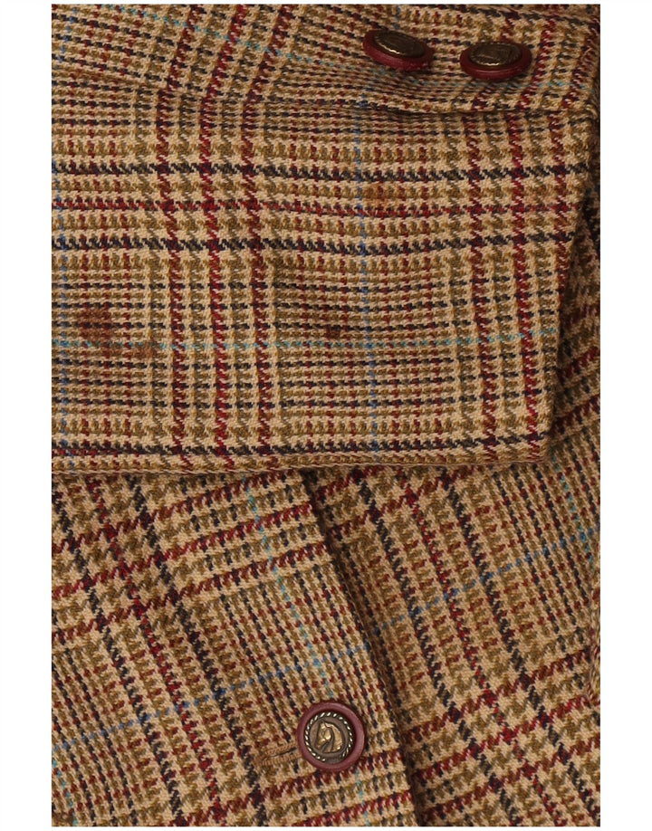Luisa Spagnoli Ženska jakna sa 3 gumba IT 46 Large Beige Houndstooth