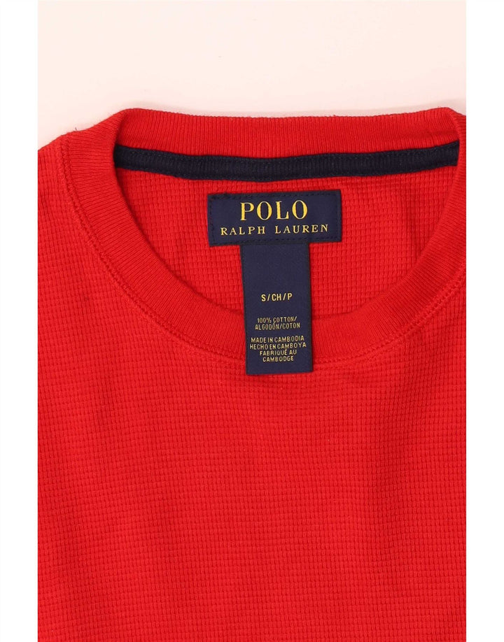 Polo Ralph Lauren muška obična majica dugih rukava, mali crveni pamuk