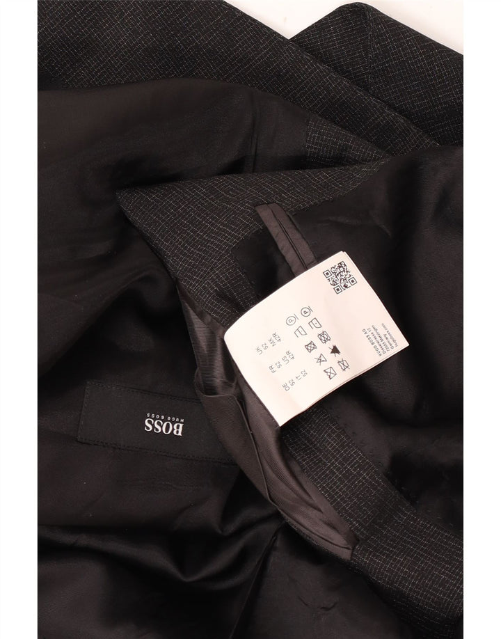 Hugo Boss muška jakna s 2 gumba EU 52 XL siva djevičanska vuna