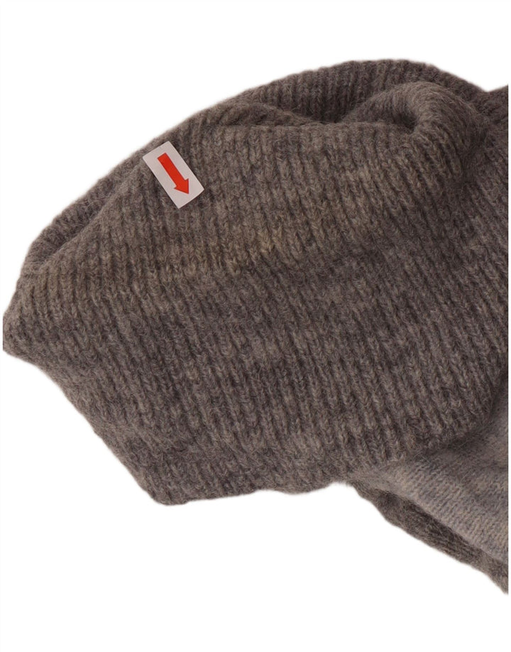 Cos ženski džemper s rol izrezom UK 6 XS siva vuna alpake u blokovima boja