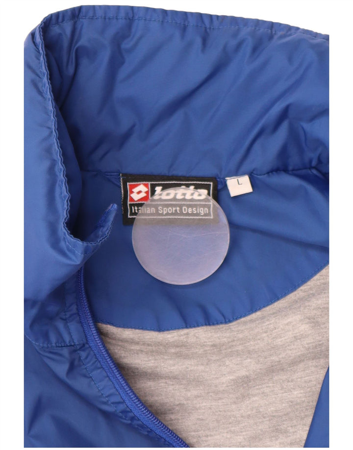 LOTTO muška kišna jakna s kapuljačom UK 40 Large Blue Nylon