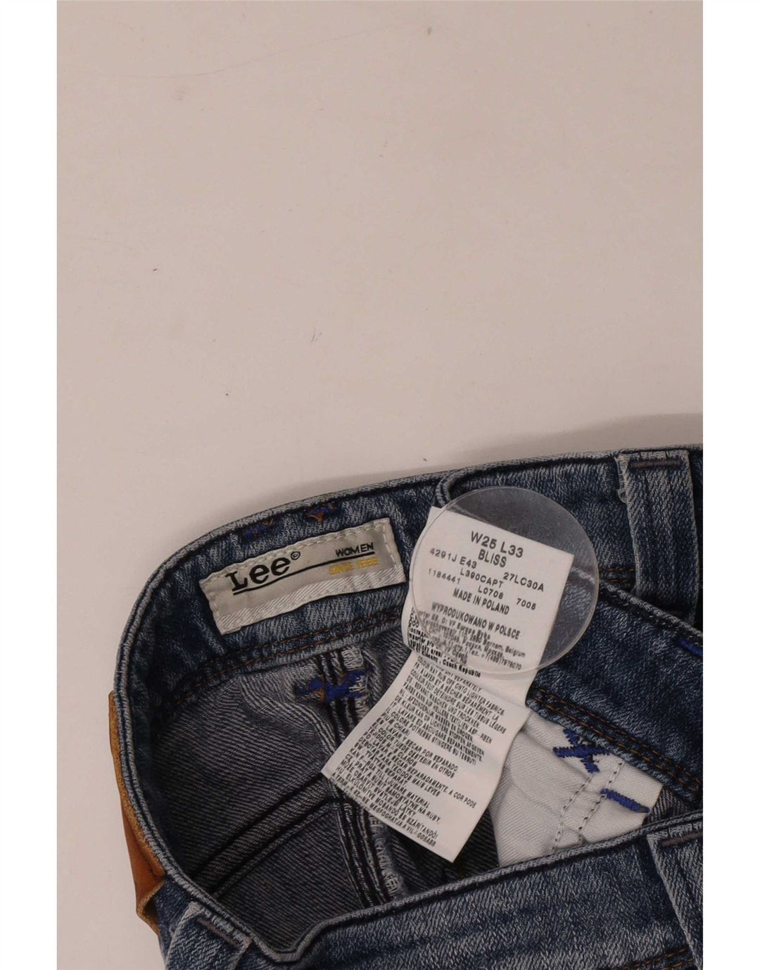 Lee ženske traperice Bliss Bootcut W25 L33 plavi pamuk