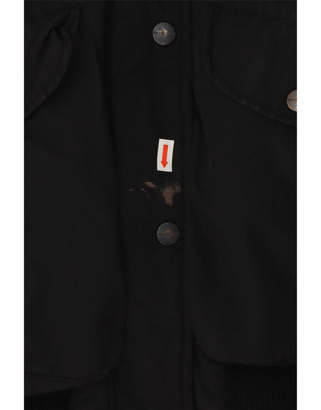 Woolrich ženska podstavljena jakna s kapuljačom UK 14 srednji crni poliester