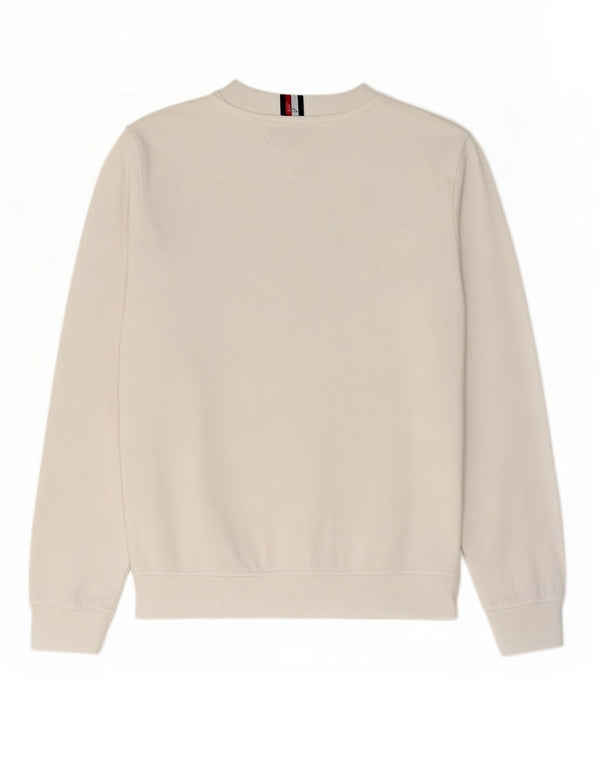 Tommy Hilfiger Boys Graphic Sweatshirt Džemper 9-10 Years White Colourblock
