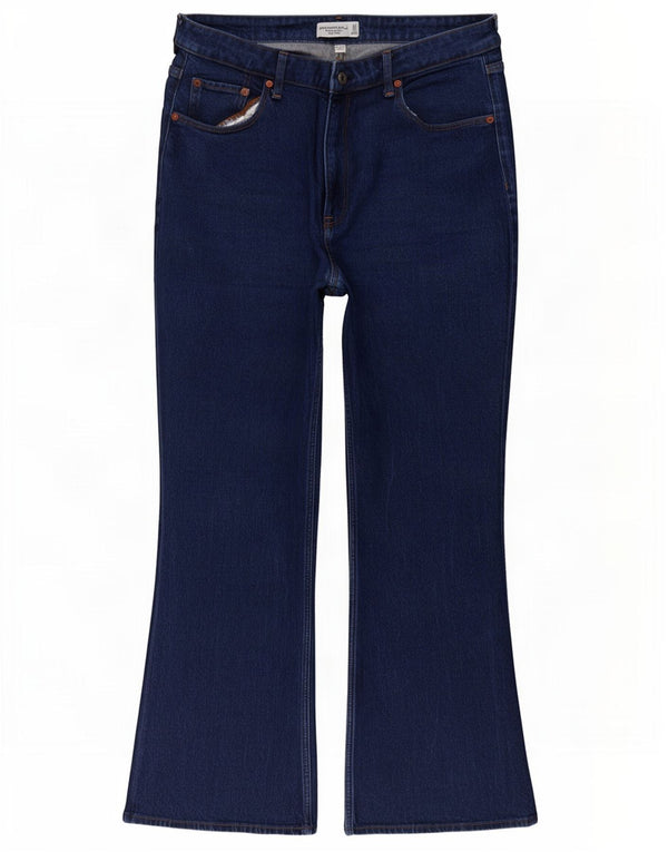 Abercrombie & Fitch ženske lepršave traperice Curve US 16 2XL W33 L33 Plava