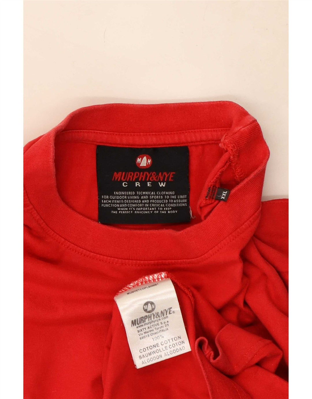 Murphy & Nye muška majica kratkih rukava s grafičkim motivima 2XL, crveni pamuk