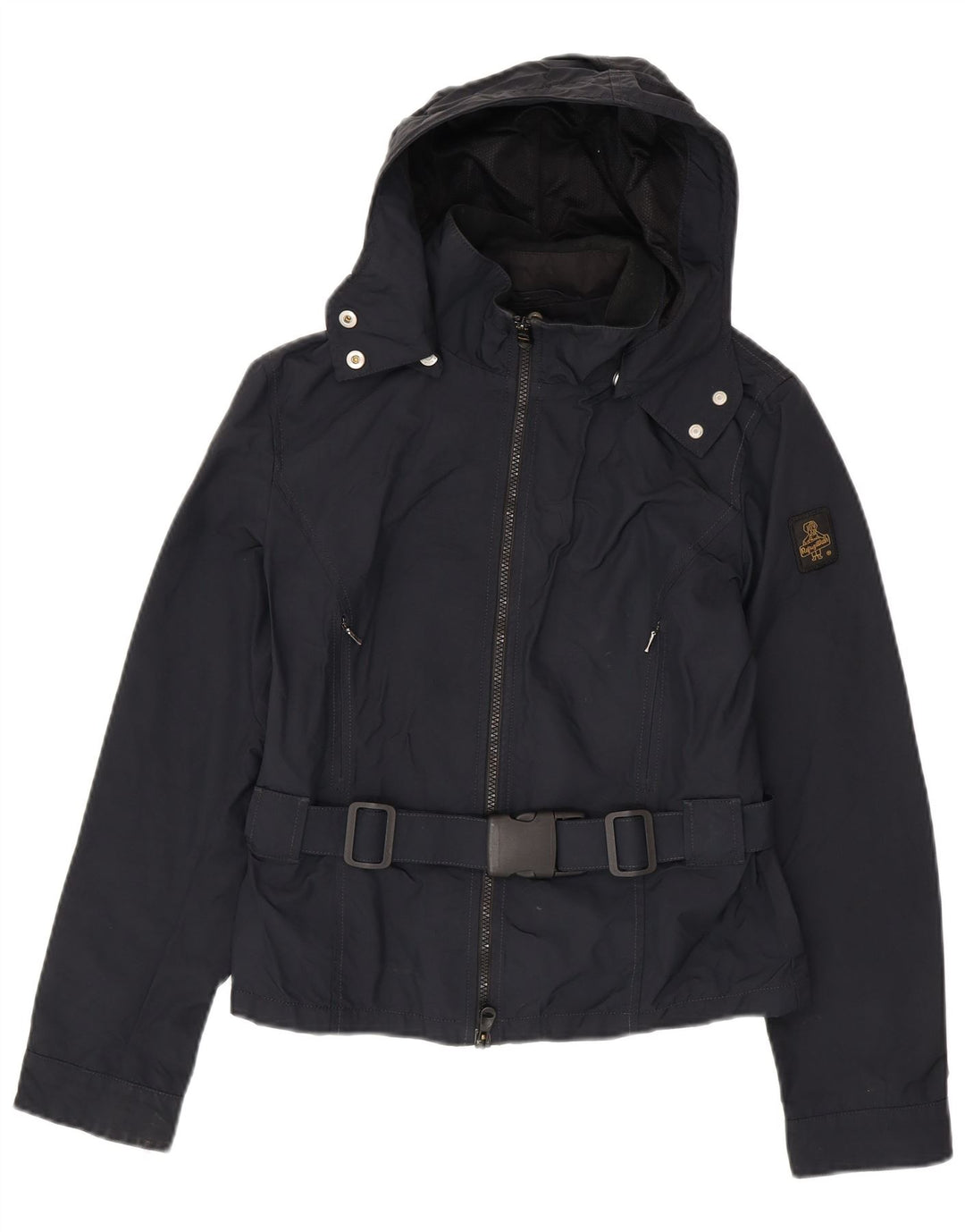 Refrigiwear Ženska kišna jakna s kapuljačom Cruz UK 12 Medium tamnoplava poliamid