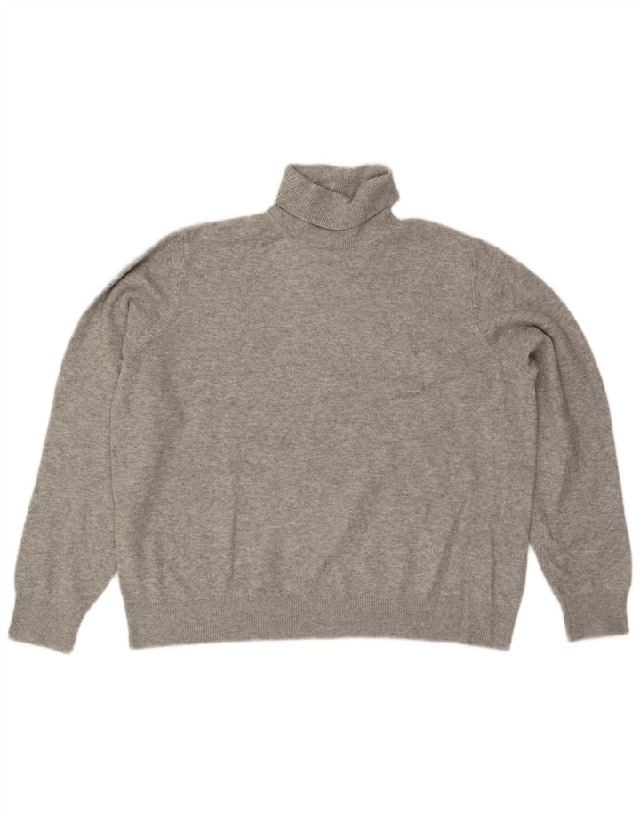 Marks & Spencer ženski pulover s rol izrezom UK 16 Large Grey Flecked