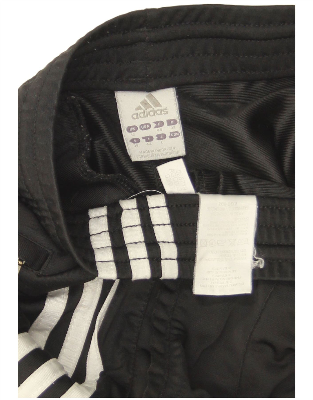 Adidas ženske hlače za trenirku UK 12 Srednje crni poliester