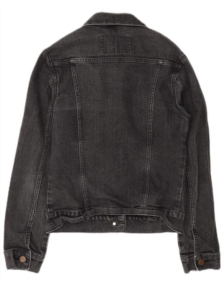 Wrangler ženska traper jakna UK 12 srednje sivi pamuk