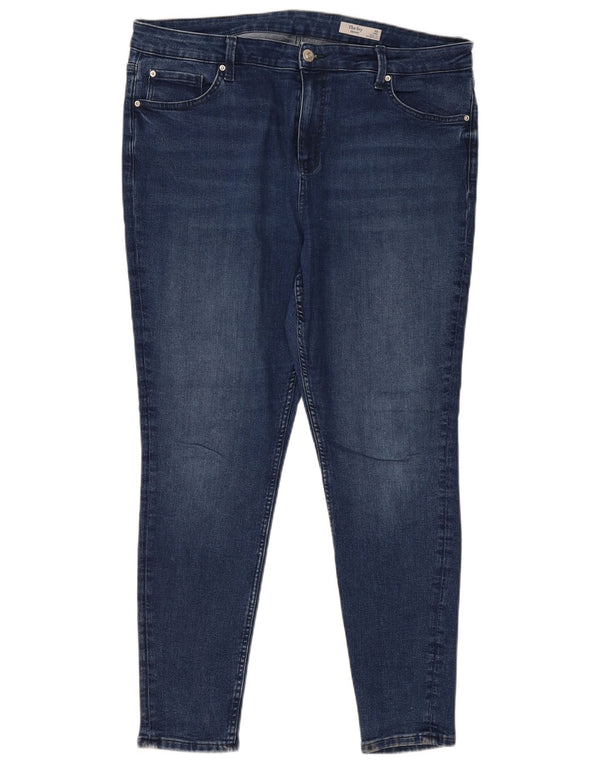 Marks & Spencer ženske uske traperice The Ivy UK 20 2XL W40 L28 tamnoplave