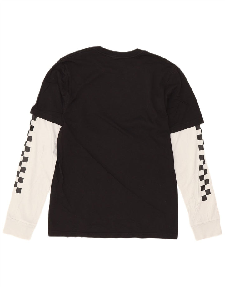 Vans Dječačka grafička majica dugih rukava 14-15 godina XL crne boje