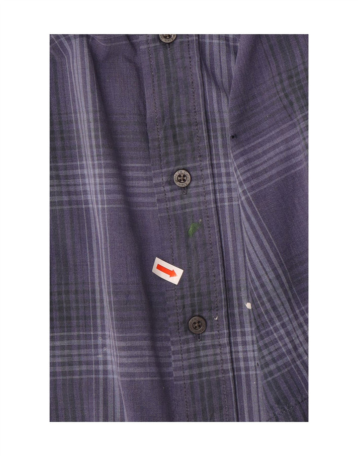 Calvin Klein Jeans muška košulja kratkih rukava, plavi karirani pamuk