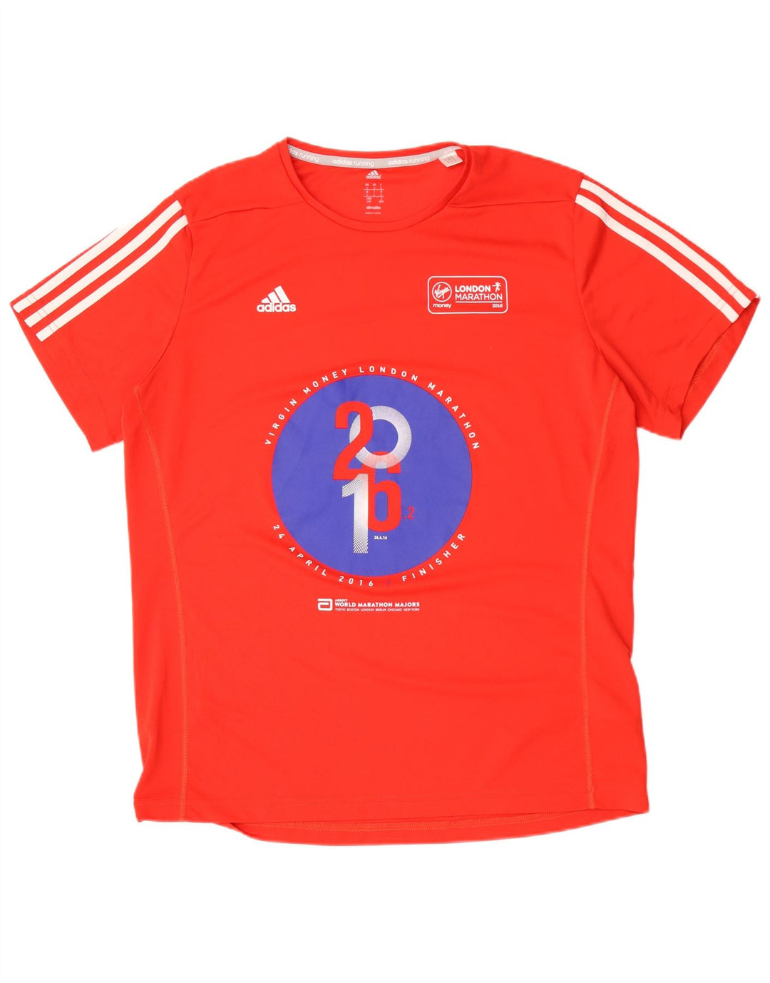 Adidas muška majica Climalite Graphic T-Shirt Veliki crveni poliester