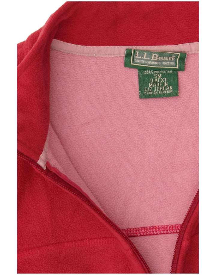 L.L.Bean velika ženska jakna od flisa UK 10 Mala crvena poliester