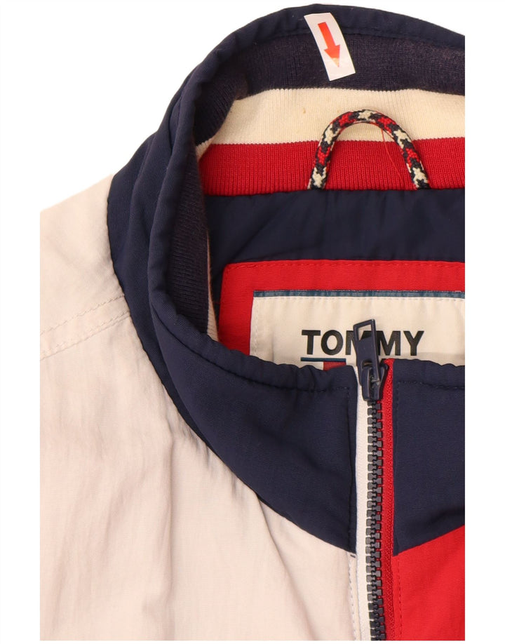 Tommy Hilfiger muška bomber jakna UK 40 veliki višebojni blok u boji