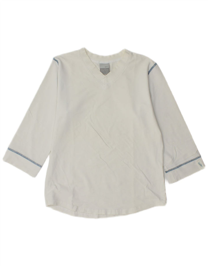 Nike Ženska majica s 3/4 rukavima UK 14/16 velika bijela