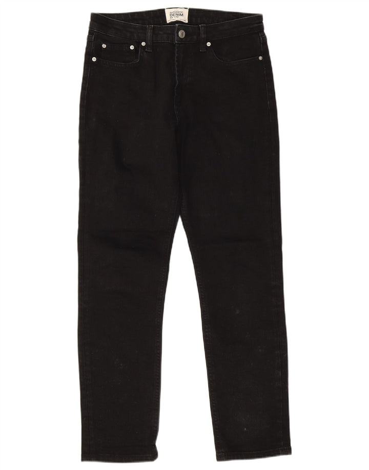 Ženske traperice ZARA Trafaluc Slim W28 L27 crni pamuk